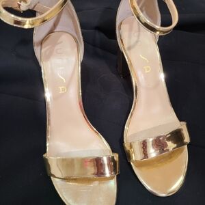 Unisa Gold Metallic Sandals